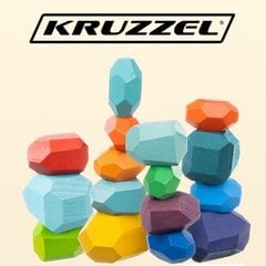 Игра в балансирующими камешками Kruzzel цена и информация | Развивающие игрушки | pigu.lt