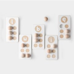 Brailio rašto abėcėlė kaina ir informacija | Lavinamieji žaislai | pigu.lt