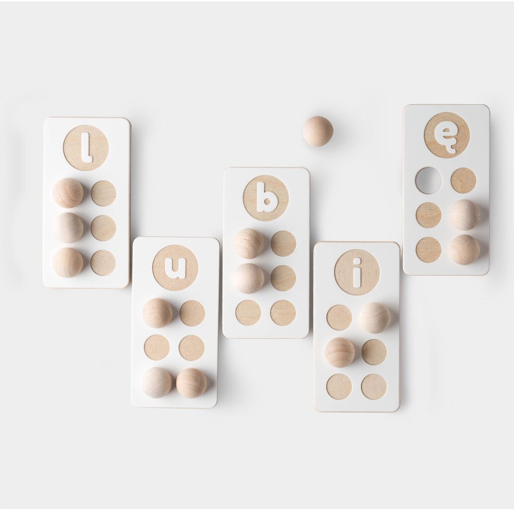 Brailio rašto abėcėlė kaina ir informacija | Lavinamieji žaislai | pigu.lt