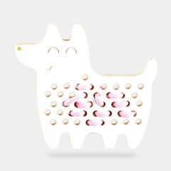 Игрушечная собака на шнуровке Оскар цена и информация | Развивающие игрушки | pigu.lt