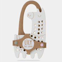 Игрушка на шнуровке Лама Лили цена и информация | Развивающие игрушки | pigu.lt