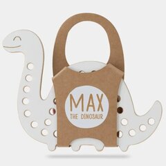 Игрушка на шнуровке Динозавр Макс цена и информация | Развивающие игрушки | pigu.lt