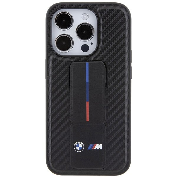 BMW Grip Stand Smooth Carbon kaina ir informacija | Telefono dėklai | pigu.lt