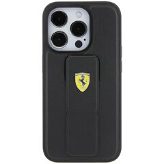 Ferrari FEHCP15XGSPSIK iPhone 15 Pro Max 6.7" czarny|black hardcase Grip Stand Metal Logo цена и информация | Чехлы для телефонов | pigu.lt