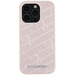 Karl Lagerfeld KLHCP15SPQKPMP iPhone 15 6.1" różowy|pink hardcase Quilted K Pattern цена и информация | Чехлы для телефонов | pigu.lt