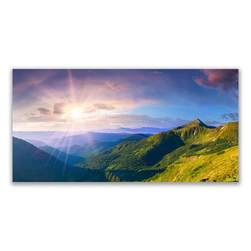 Reprodukcija Kalnų kraštovaizdis цена и информация | Reprodukcijos, paveikslai | pigu.lt
