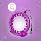 Liekninantis lankas Hula Hoop Smart, 45 cm, violetinis kaina ir informacija | Gimnastikos lankai ir lazdos | pigu.lt