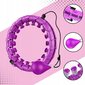 Liekninantis lankas Hula Hoop Smart, 45 cm, violetinis kaina ir informacija | Gimnastikos lankai ir lazdos | pigu.lt