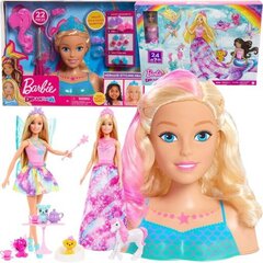 Advento kalendorius Barbie Dreamtopia ir stilizavimo galva Barbie kaina ir informacija | Žaislai mergaitėms | pigu.lt