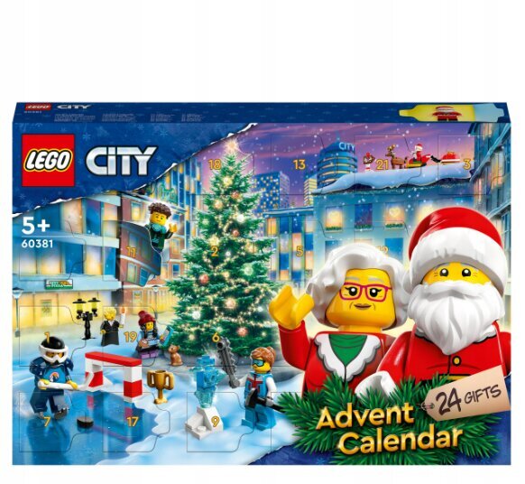 60381 LEGO City Advento kalendorius ir pagalvė katė kaina | pigu.lt
