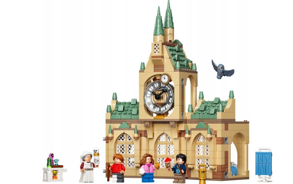 76398 LEGO Haris Poteris Hogvartso ligoninės sparnas ir pliušinė pagalvė Katė, 50 cm kaina ir informacija | Konstruktoriai ir kaladėlės | pigu.lt