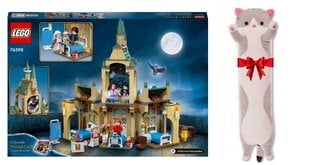 76398 LEGO Haris Poteris Hogvartso ligoninės sparnas ir pliušinė pagalvė Katė, 50 cm цена и информация | Конструкторы и кубики | pigu.lt