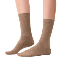 Kojinės moterims 354468, smėlio spalvos kaina ir informacija | Moteriškos kojinės | pigu.lt