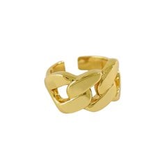 Привлекательное кольцо массивная цепочка 925 серебро Marceline цена и информация | Кольца | pigu.lt