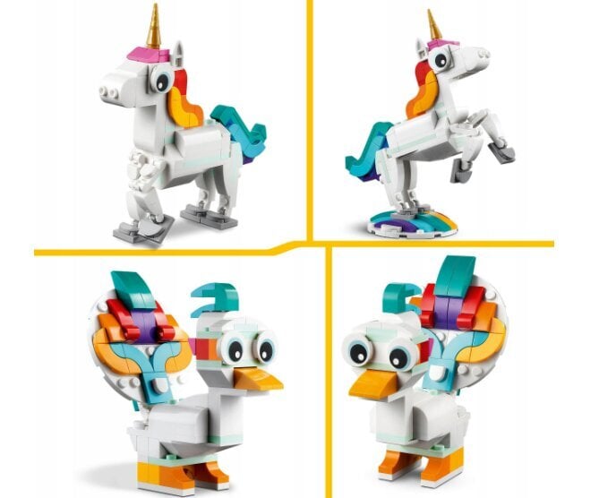 31140 LEGO Creator 3-in-1 stebuklingas vienaragis kaina ir informacija | Konstruktoriai ir kaladėlės | pigu.lt