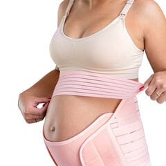 Universalus diržas nėščiosioms Mom's Balance 5 in 1, rožinis kaina ir informacija | Higienos prekės mamoms | pigu.lt