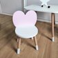 Vaikiška kėdutė Širdelė, rožinė kaina ir informacija | Vaikiškos kėdutės ir staliukai | pigu.lt