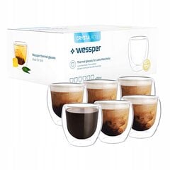 Wessper stiklinių rinkinys, 6 vnt. kaina ir informacija | Taurės, puodeliai, ąsočiai | pigu.lt