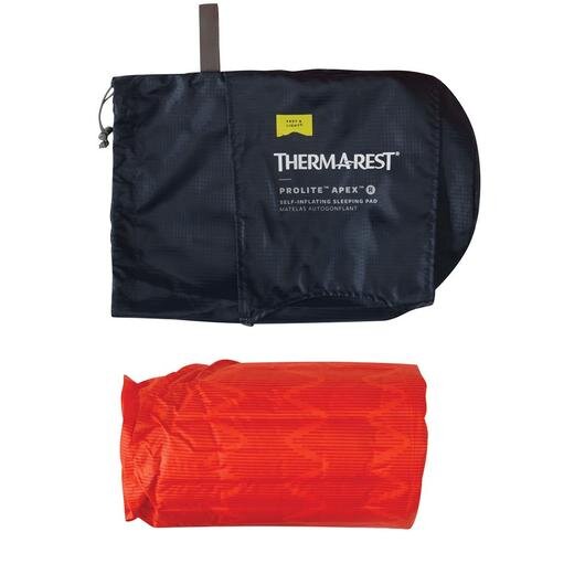 Savaime prisipučiantis kilimėlis Thermarest Prolite Apex Large, 196x64x5 cm, raudonas kaina ir informacija | Turistiniai čiužiniai ir kilimėliai | pigu.lt