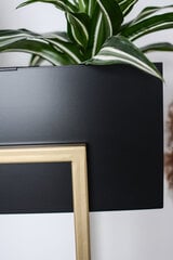 Stalas-konsolė Decorates Kaya gold, 75x25 cm, juodas/auksinis kaina ir informacija | Stalai-konsolės | pigu.lt