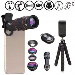 Apexel Lens 9in1 kaina ir informacija | Priedai telefonams | pigu.lt