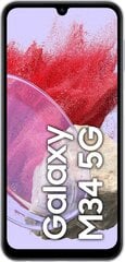 Samsung Galaxy M34 5G 6/128GB Prism Silver SM-M346BZSFXEO цена и информация | Мобильные телефоны | pigu.lt