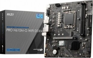 MSI PRO H610M-G WIFI DDR4 цена и информация | Материнские платы | pigu.lt