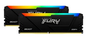 Kingston Fury Beast RGB (KF437C19BB12AK2/32) цена и информация | Оперативная память (RAM) | pigu.lt