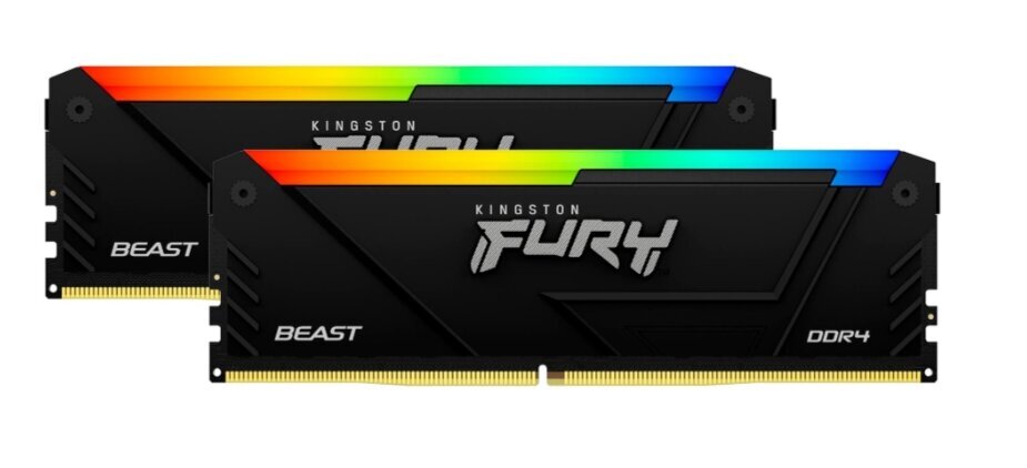 Kingston Fury Beast RGB (KF437C19BB12AK2/32) kaina ir informacija | Operatyvioji atmintis (RAM) | pigu.lt
