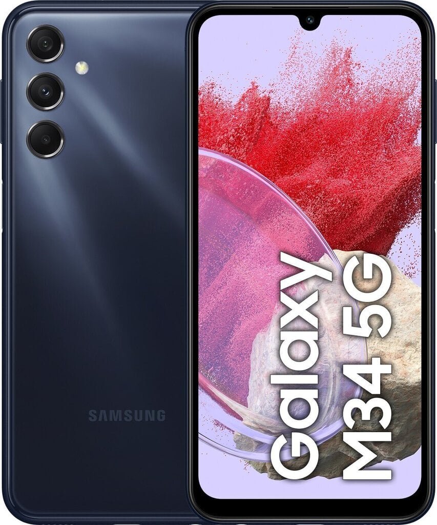 Samsung Galaxy M34 5G 6/128GB SM-M346BDBFXEO Midnight Blue цена и информация | Mobilieji telefonai | pigu.lt