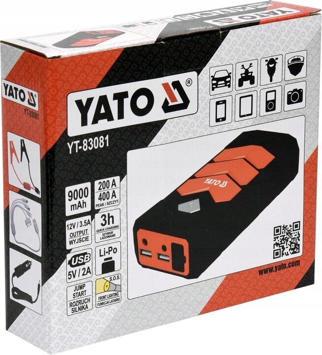 Daugiafunkcinis pakrovėjas Yato kaina ir informacija | Akumuliatorių krovikliai | pigu.lt