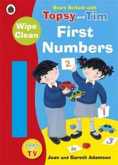 Start School with Topsy and Tim: Wipe Clean First Numbers kaina ir informacija | Knygos mažiesiems | pigu.lt