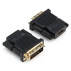 RoGer Adapter DVI to HDMI / 1440p / 24+1pin kaina ir informacija | Adapteriai, USB šakotuvai | pigu.lt