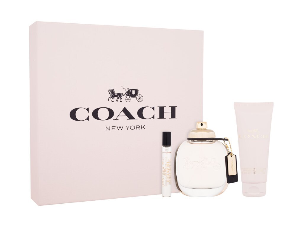 Rinkinys Coach Coach moterims, EDP 90 ml + kūno losjonas 100 ml + EDP 7,5 ml kaina ir informacija | Kvepalai moterims | pigu.lt