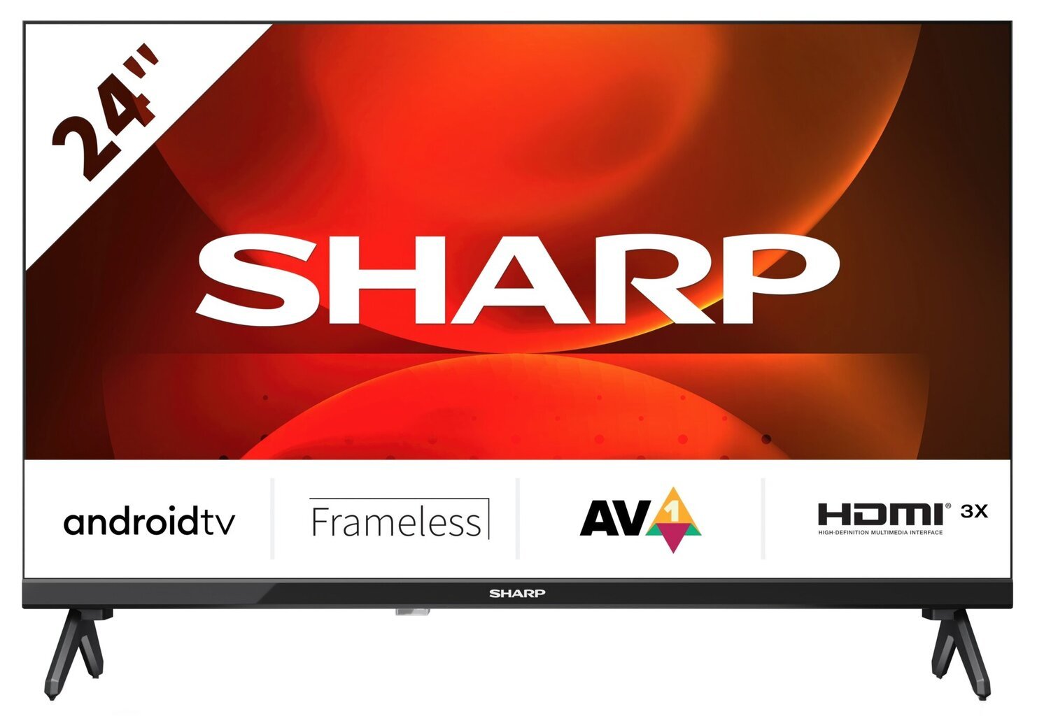 Sharp 24FH2EA цена и информация | Televizoriai | pigu.lt