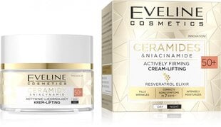 EVELINE Ceramides & Niacinamide 50+ intensīvi nostiprinošs krēms 50ml цена и информация | Кремы для лица | pigu.lt