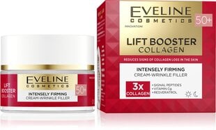 EVELINE Lift Booster Collagen 50+ intensīvi nostiprinošs krēms 50ml цена и информация | Кремы для лица | pigu.lt