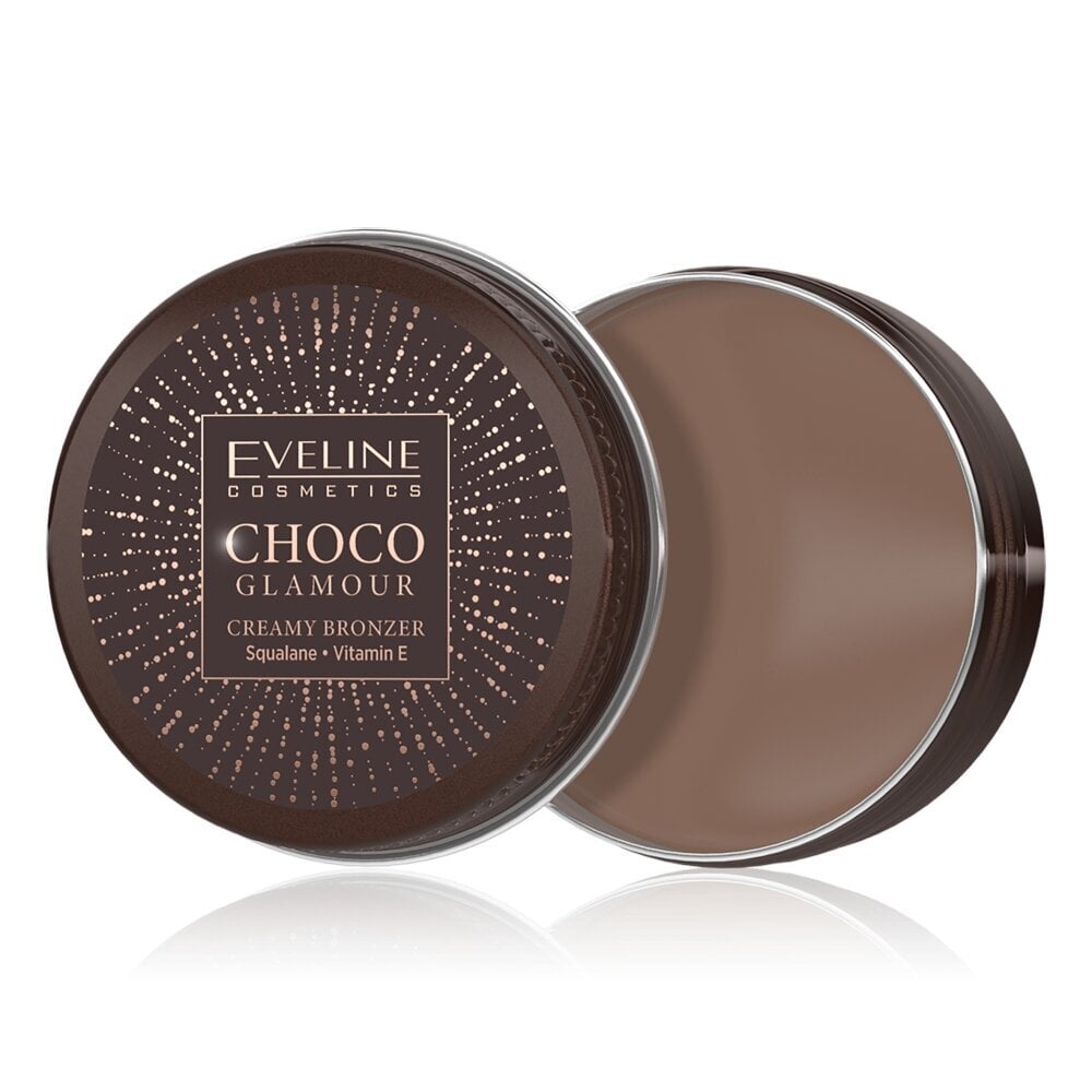 Veido bronzinis kremas Eveline Choco Glamour bronzer, 02, 20 g kaina ir informacija | Bronzantai, skaistalai | pigu.lt