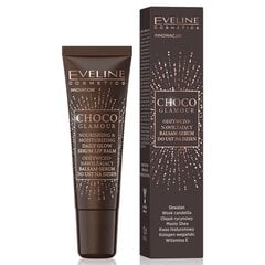 Lūpų balzamas Eveline Choco Glamour Nourishing & Moisturizing Daily Glow Serum Lip Balm, 12 ml kaina ir informacija | Lūpų dažai, blizgiai, balzamai, vazelinai | pigu.lt