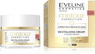 Dieninis ir naktinis kremas Eveline Cosmetics Contour correction 50+, 50 ml цена и информация | Кремы для лица | pigu.lt