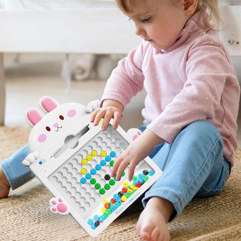 Montessori magnetinė lenta MagPad, Woopie, zuikis, rožinis kaina ir informacija | Lavinamieji žaislai | pigu.lt