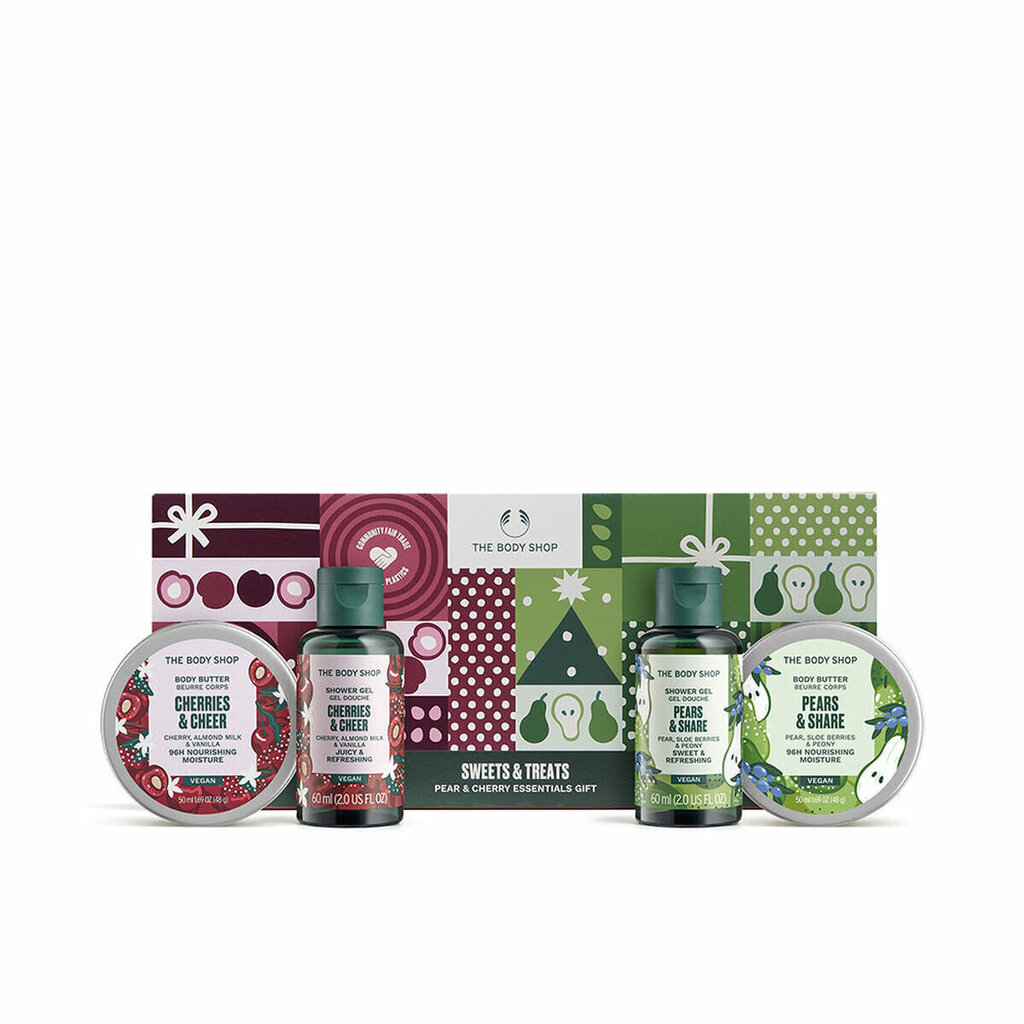 Kosmetikos rinkinys kūnui The Body Shop Pears & Cherries, 4 vnt. kaina ir informacija | Kūno kremai, losjonai | pigu.lt