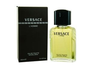 Tualetinis vanduo Versace l'Homme EDT vyrams 100 ml kaina ir informacija | Kvepalai vyrams | pigu.lt