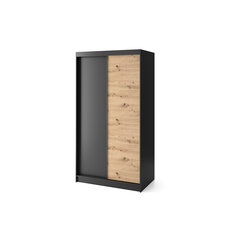 Шкаф Esville, коричневый/черный цена и информация | Шкафы | pigu.lt