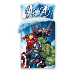 Детский комплект постельного белья  Avengers 140x200 см, 2 части цена и информация | Детское постельное бельё | pigu.lt