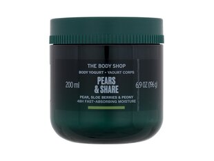 Kūno jogurtas The Body Shop Pears & Share Body Yogurt, 200 ml цена и информация | Кремы, лосьоны для тела | pigu.lt