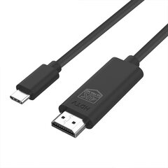 USB-C/HDMI, 1.8 m kaina ir informacija | Kabeliai ir laidai | pigu.lt