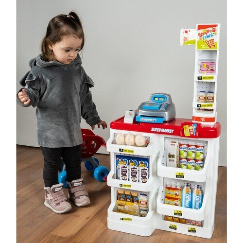Žaislinė parduotuvė su vėžimėliu Kruzzel kaina ir informacija | Žaislai mergaitėms | pigu.lt