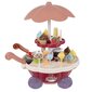 Žaislinis ledų vežimėlis/parduotuvė su priedais Kruzzel kaina ir informacija | Žaislai mergaitėms | pigu.lt
