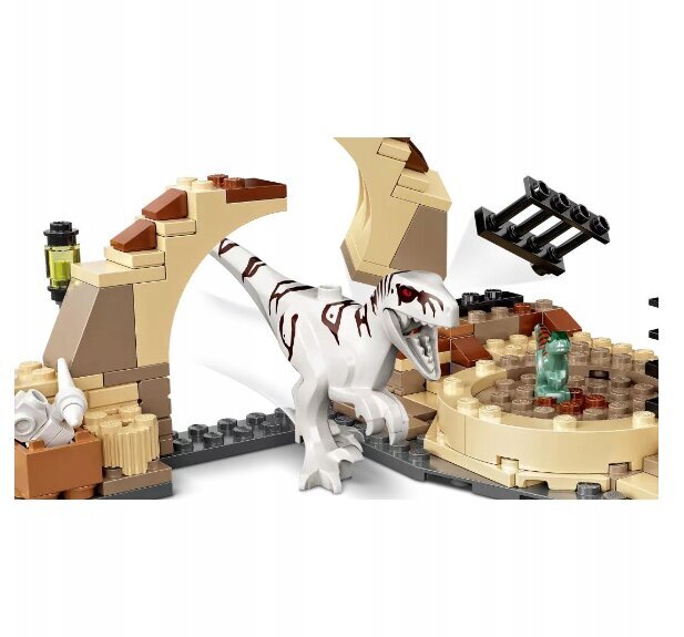 76945 LEGO Jurassic World Atrociraptor: motociklo gaudynės ir LEGO katalogas 2023 m. gruodžio mėn. ir Pliušinė pagalvė Katė kaina ir informacija | Konstruktoriai ir kaladėlės | pigu.lt